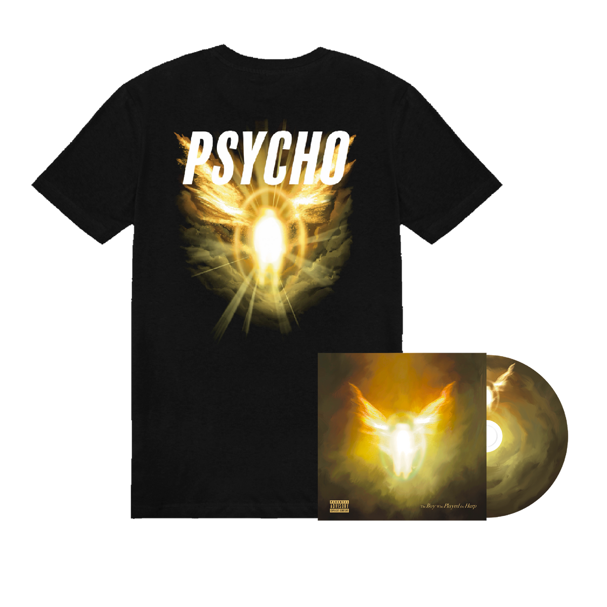 The Boy Who Played the Harp CD + Sacred Psycho Tee | Dave Official AU ...