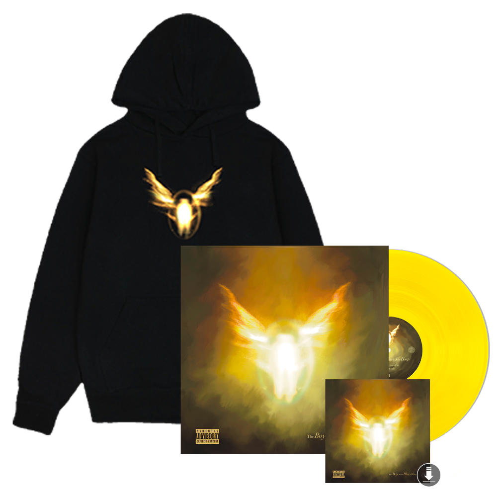 The Boy Who Played the Harp Yellow 2LP Vinyl + Icon Hoody + Digital Album